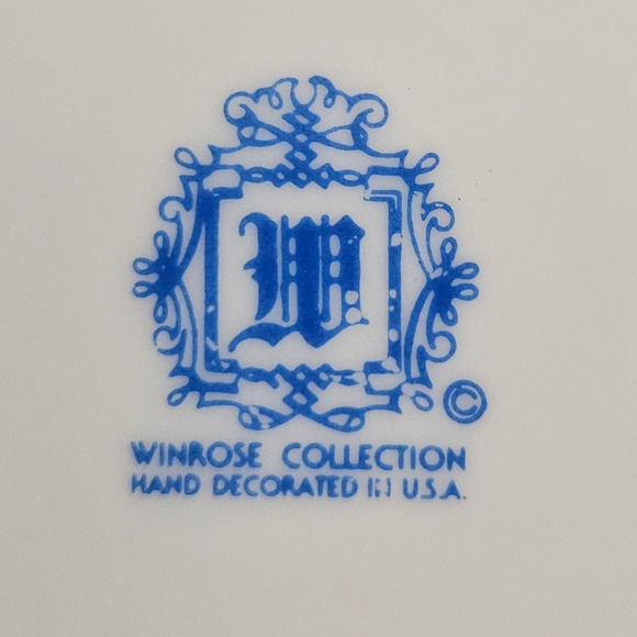 Winrose Collection Porcelain Coffee Pot Teapot Floral Gold Trim Hand Decorated - Picture 7 of 7